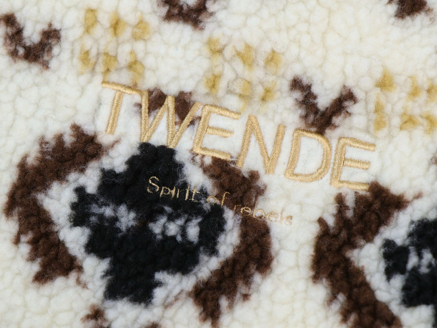 All season white zip fleece